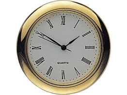 Gold roman clock insert 50 mm