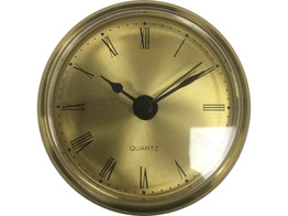 Horloge 70 mm  gold  romane