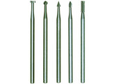 Proxxon - Fraises de precision en wolfram-vanadium - Axe O2 35 mm  5pc 