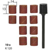 Proxxon - Support 14 mm avec 10 cylindres de poncage - Grain 120