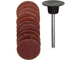 Proxxon - Bowl sander with discs O18 mm - Grit 120  5pc  / Grit 150  5pc 
