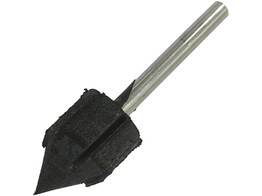 Support pour manchons abrasifs - 10 x 15 mm - Axe O3 mm - Pointu
