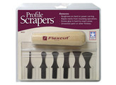 Flexcut Scraper Set  6 pc  with 1 handle