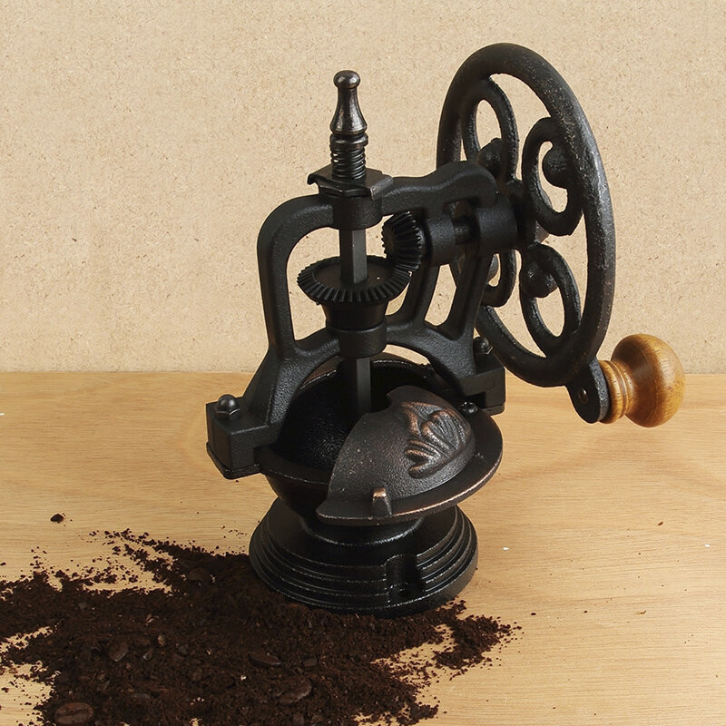 WoodRiver - Antique Style Top Crank Coffee Grinder Kit Mechanism - Antique  Copper