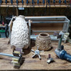 Manpa - Roue de poncage - h.65 mm  diam. 155 mm  Axe 8 mm
