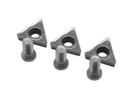 Manpa - Set van 3 mesjes - driehoek - 9 mm