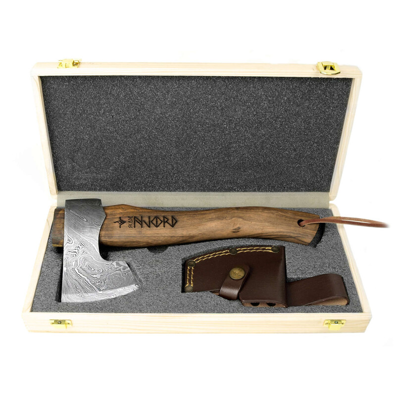 Njord - Skade Trekking axe Damask - NJSKADE-D-S | Willy Vanhoutte BV