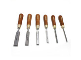 Narex - Kit de 6 ciseaux a bois -  6  10  12  16   20  26 mm