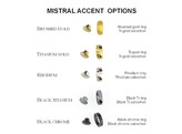 Beaufort Ink - Accent pour Mistral Stylo a plume et Rollerball - Chrome noir
