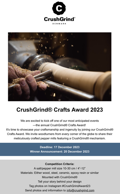 CrushGrind  Crafts Award 2023
