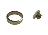 Beaufort Ink - Accent voor Mistral Balpen en Vulpotlood - Titanium goud