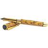 Beaufort Ink - Cyclone Fountain Pen - gold with black chrome accent