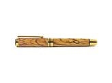 Beaufort Ink - Cyclone Fountain Pen - gold with black chrome accent
