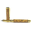 Beaufort Ink - Cyclone Fountain Pen - gold with black chrome accent