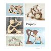 Making wooden People   Pets with personality / Germe