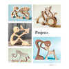 Making wooden People   Pets with personality / Germe