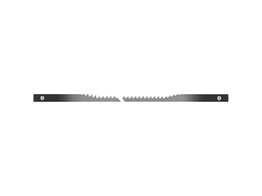 Niqua - Sageblatter mit Querstift - 127 x 2 0 x 0 25 mm  12St 