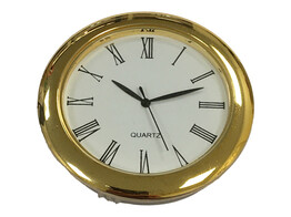 Horloge 50 mm  blanc  romaine