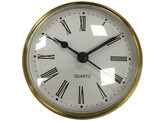 Horloge 85 mm  blanc  romaine