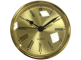 Gold roman clock insert 85 mm