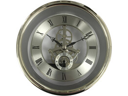Skeleton Clock 150 - Argent