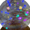 Tiny Turner -  Boule en verre 8 cm - LED multicolores
