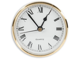 Horloge 82 mm  blanc  romaine
