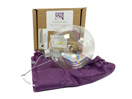 Tiny Turner -  Glazen bol 8 cm - Multicolor LED