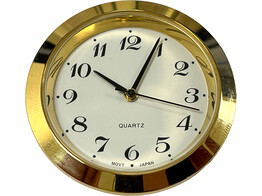 Uhr 36 mm  Weiss  Arabisch  Gold