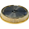 White arabic clock insert 36 mm  gold