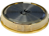 White arabic clock insert 36 mm  gold