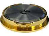 White arabic clock insert 36 mm  gold