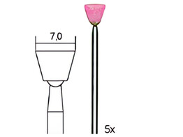 Proxxon - Meulen en coridon - Entonnoir - Axe O2 35 mm - 7 mm  5pc 