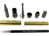 Beaufort Ink - Rollerball Cyclone - gunmetal avec chrome noir accent