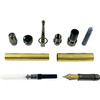 Beaufort Ink - Stylo plume Cyclone - gunmetal avec chrome noir accent