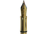 Beaufort Ink - Cyclone Fountain Pen - gold with black chrome accent