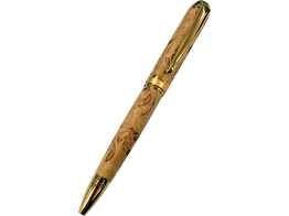 Beaufort Ink - Mistral Ballpoint - titanium gold with brushed gold accent