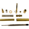 Beaufort Ink - Stylo a bille Mistral - or titane avec accent or brosse