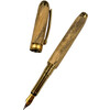 Beaufort Ink - Stylo plume Mistral - or titane avec accent or brosse
