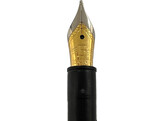 Beaufort Ink - Stylo plume Mistral - titane noir avec accent or titane