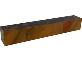 Acetate acrylique - Orange perle - 20 x 20 x 130 mm