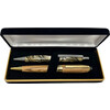 Boite pour 2 stylos - Feutre noir