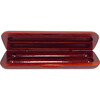 Maple pen box for 2 pens - Red