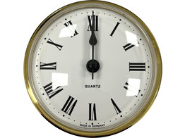 Horloge 70 mm  blanc  romaine