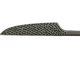 Renzo Milani - Rifloir a bois - Forme de couteau - Double face - Longueur 240 mm  grossier et fin 
