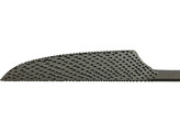 Renzo Milani - Rifloir a bois - Forme de couteau - Double face - Longueur 240 mm  grossier et fin 
