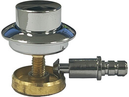Serrure a bouton-poussoir - Chrome