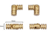 Charnieres pour boites - O5 x 15 mm  2pcs 
