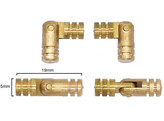 Charnieres pour boites - O5 x 19 mm  2pcs 