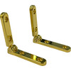 Charniere - Plaque or - 2 pc